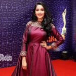 Anikha Instagram - Thanks Vanitha for having me💜 @vanithaofficial 👗:@yaga_designs Styling:@zohib_zayi MUA:@shibin4865 Thank you guys for making me feel like a princess 😘