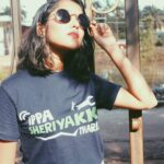Anikha Instagram - @mydesignationofficial Thank you so much💖💖 Love the t-shirt . "Ippa Sheriyakki Tharam" A line your friends say before messing up everything.