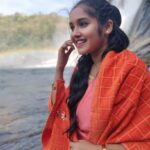 Anikha Instagram - Nature always wears the colors of the spirit. Athirapally Waterfalls