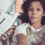Anikha Instagram – I hate studying!!Taking a selfie without mom watching😋😋😋#fckschool#fckstudying#