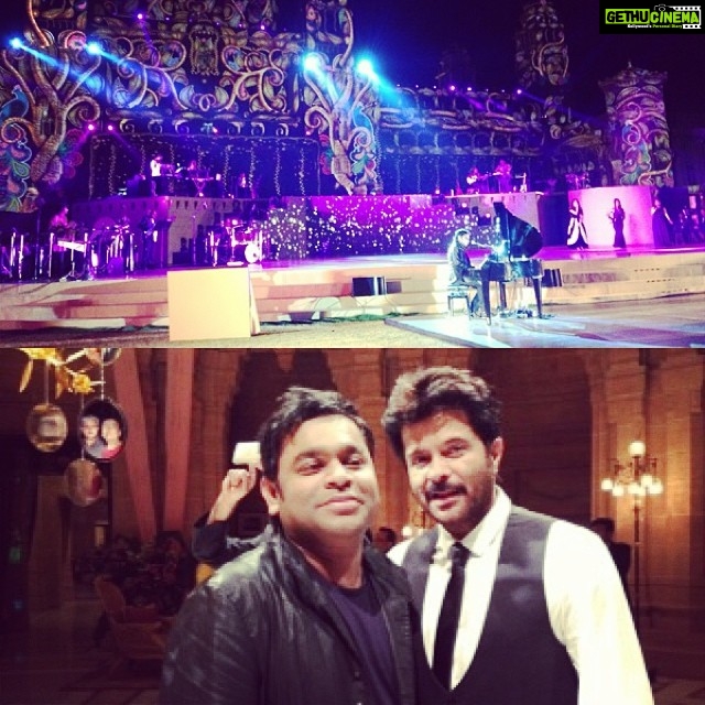 Anil Kapoor Instagram - With the 1 and only A.R.Rehman ! My younger daughter is obsessed with him, she will even follow him to Mars !