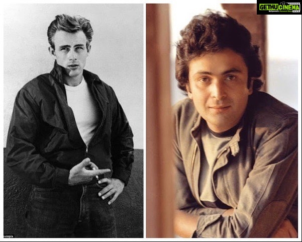Anil Kapoor Instagram - The reason I called Rishi Kapoor James was because according to me if there was anyone who looked as good as James Dean it was him...and he loved hearing that from me...he will always be James for me...