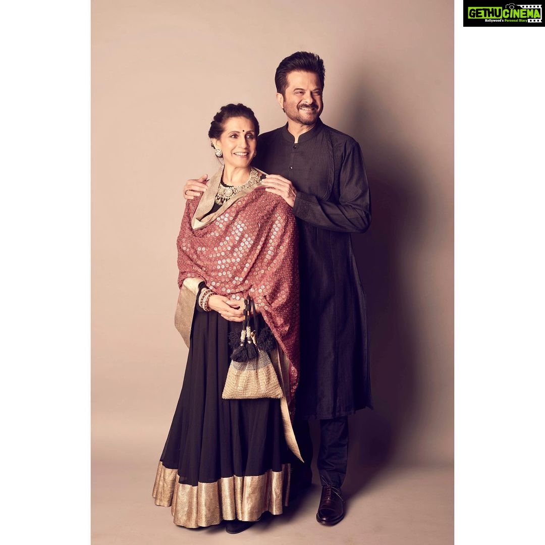 Anil Kapoor Instagram - Just two fools in love creating a life together! Everyday is Valentine’s Day with you! She is the secret behind me!! Forever & Always! #ToMyValentine @kapoor.sunita