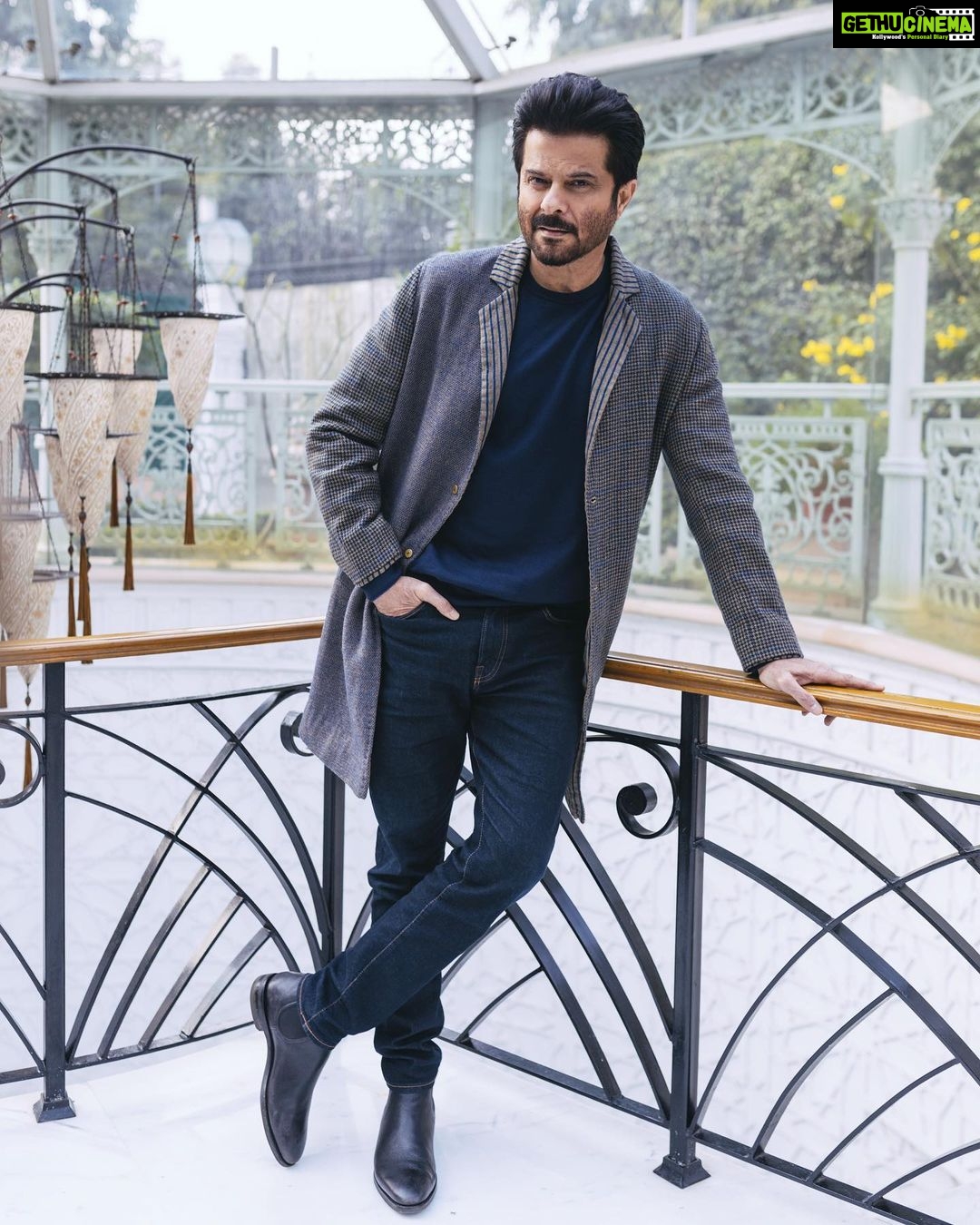 Anil Kapoor Instagram - Delhi winter agrees with me! ⠀⠀⠀⠀⠀⠀⠀ ⠀⠀⠀⠀⠀⠀⠀⠀⠀⠀⠀⠀⠀⠀⠀⠀⠀⠀⠀⠀⠀⠀⠀⠀ ⠀⠀⠀⠀⠀⠀⠀ ⠀⠀⠀⠀⠀⠀⠀⠀⠀⠀⠀⠀⠀⠀⠀⠀⠀⠀⠀⠀⠀⠀⠀⠀ ⠀⠀⠀⠀⠀ ⠀⠀⠀⠀⠀ Jacket : @ilovepero Styled by : @abhilashatd Team : @yashita_goyal Hair and make up : @deepakchauhanartist Managed by : @jalalmortezai Images : @nayantaraparikh assisted by : @debjitbanerjee_ Delhi, India