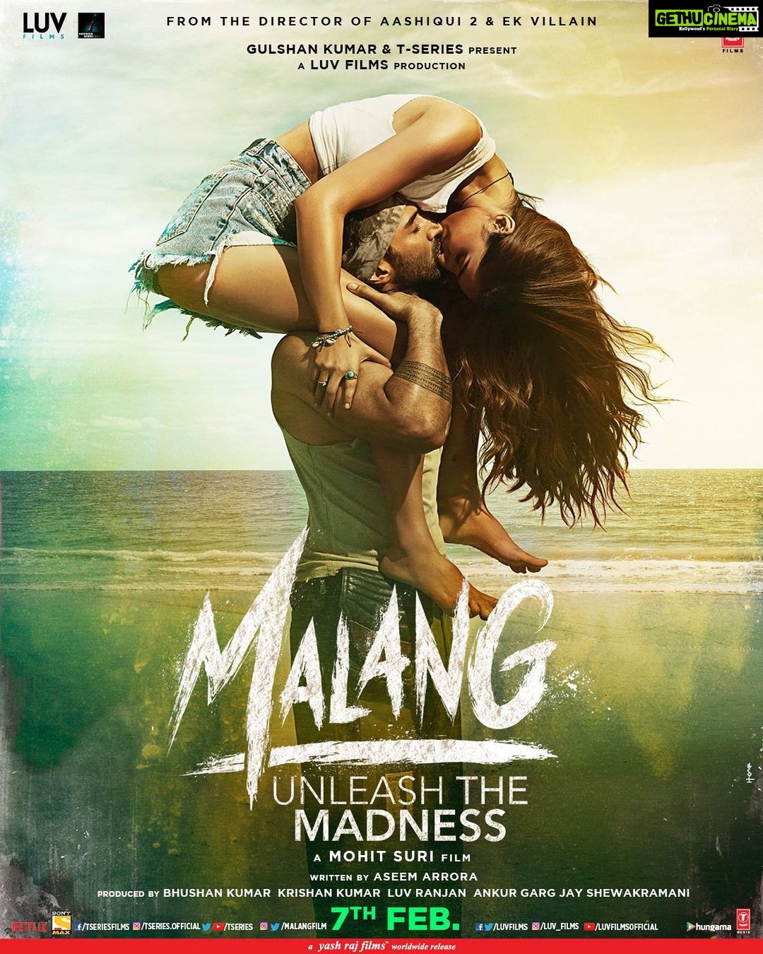 Anil Kapoor Instagram - Two Wild Souls...One Love...MALANG! Trailer out on 6th Jan. @adityaroykapur @dishapatani @khemster2 @mohitsuri @malangfilm #LuvRanjan @gargankur82 @bhushankumar @jayshewakramani @luv_films @tseries.official @tseriesfilms