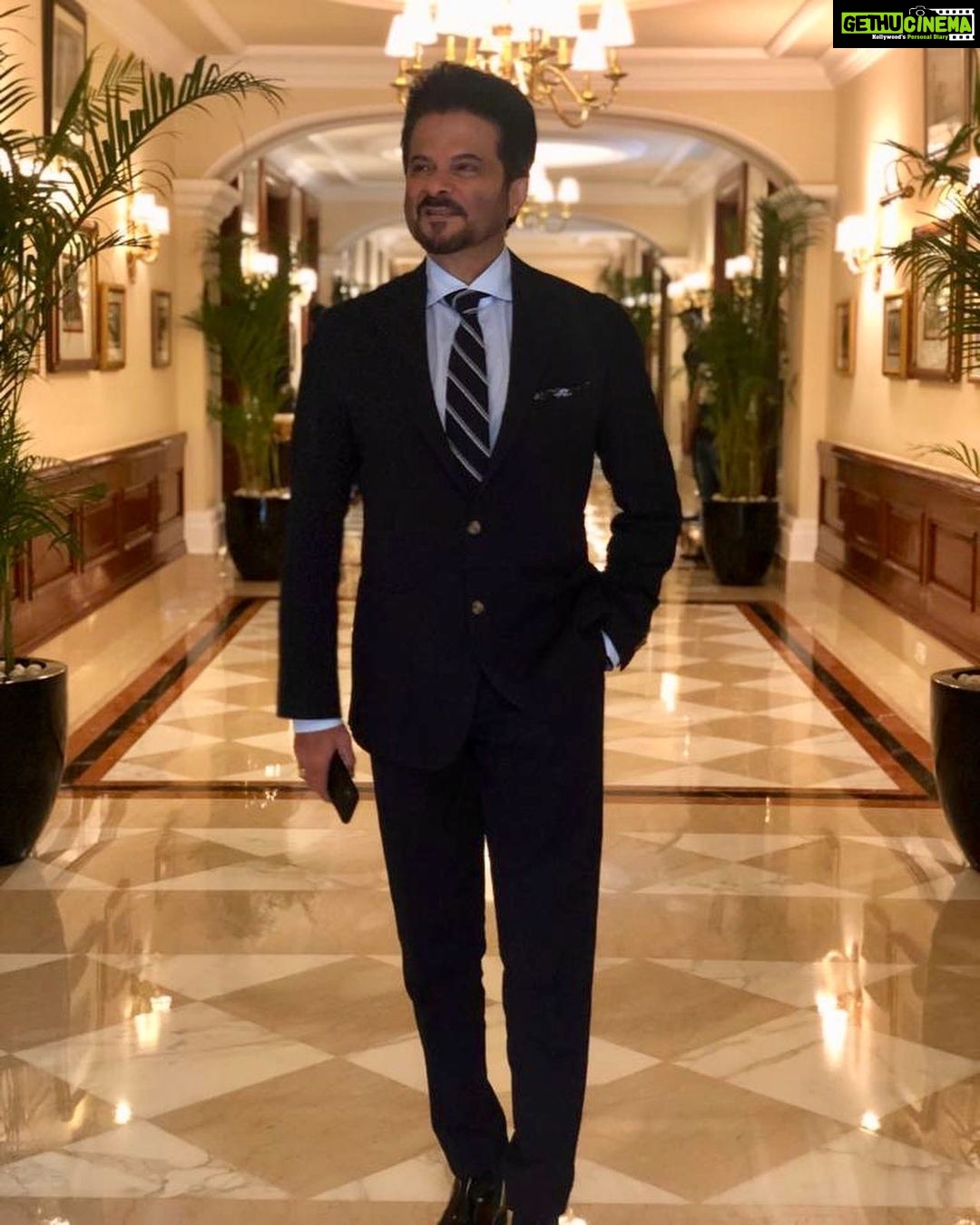 Anil Kapoor Instagram - Honoured to be attending one of the most important ceremonies of the year. Thank you Hon. President @ram_nath_kovind for the invitation 🙏 New Delhi
