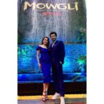 Anil Kapoor Instagram - I guess we agreed upon safeguarding the Legend #Mowgli and wearing blue to the premiere or just a happy coincidence? With the radiant @madhuridixitnene a.k.a #Nisha @netflix_in YRF - Yash Raj Films