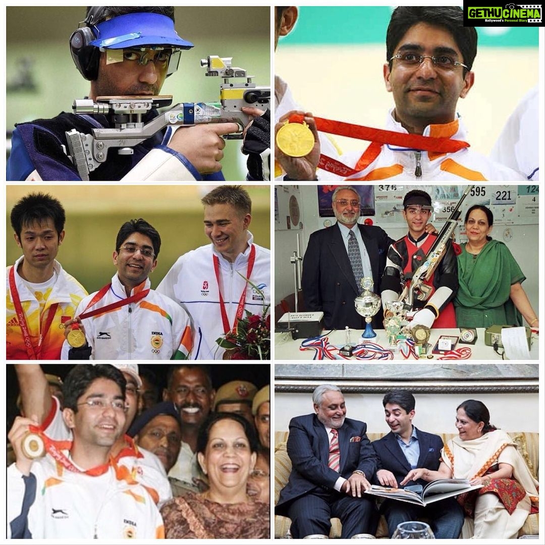 Anil Kapoor Instagram - It's no small feat to represent your country on a global level, and to win the first individual gold in any category! @abhinav_bindra set the tone for Indian sportsmanship in the 2008 Olympics, and the nation owes him a great debt! #TheGoldTurns10 #BindraTheFilm