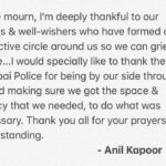 Anil Kapoor Instagram – #mumbaipolice