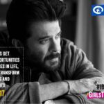 Anil Kapoor Instagram – Girls can perform miracles & start revolutions. Take it from the father of 2 incredible women! Join me this #IDG2017 in support of girls..