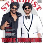 Anil Kapoor Instagram - On #Stardust Magazine two handsome sardars for the price of one. Come to think of it, you get this and more in #Mubarakan! @arjunkapoor