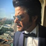 Anil Kapoor Instagram - “Deep into that darkness peering, long I stood there, wondering, fearing, doubting, dreaming dreams no mortal ever dared to dream before." ~ Edgar Allan Poe. New York, New York