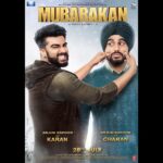 Anil Kapoor Instagram – Mere #KaranCharan aa gaye @arjunkapoor ! Bringing you the best of both worlds! #MubarakanTrailer out on 14th June! Mumbai, Maharashtra