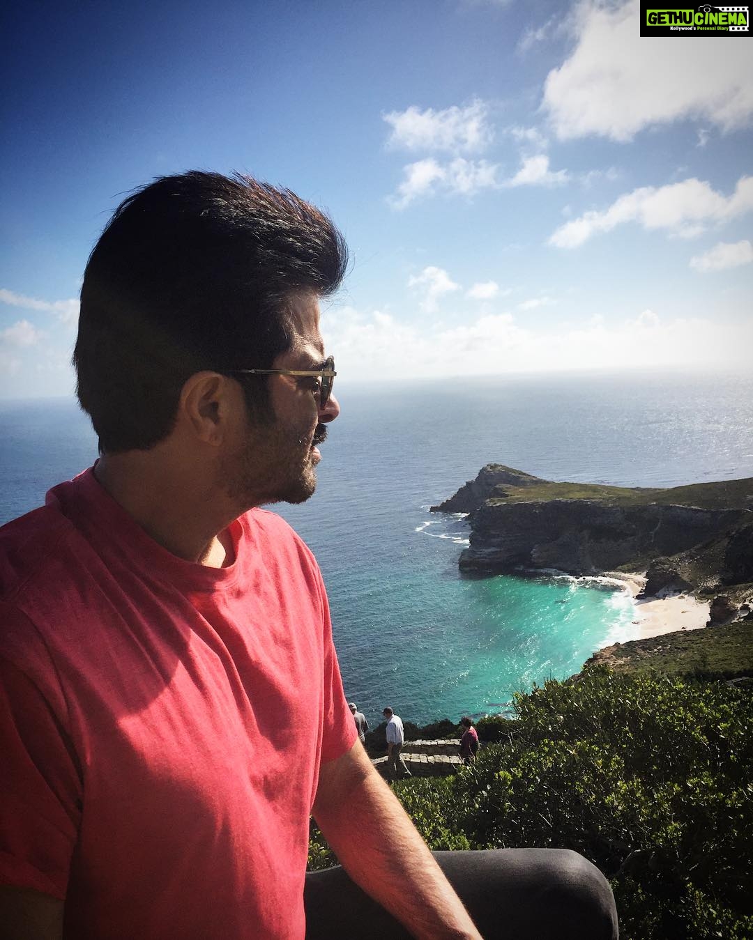 Anil Kapoor Instagram - Is it the end of the world or the beginning?! Perspectives at #capepoint Cape Point, Cape Of Good Hope, Table Mountain National Park