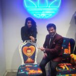 Anil Kapoor Instagram – One of the coolest chairs I have ever seen! @RheaKapoor & me just had to take a picture! @ranveersingh have you seen this? @adidasoriginals Mumbai, Maharashtra