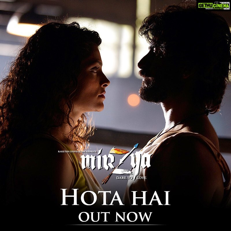 Anil Kapoor Instagram - A beautiful song about first love & it's experiences Ishq Mein Hota Hai! #Mirzya @harshvardhankapoor @saiyami Listen now http://bit.ly/HotaHai Reliance Studios, Filmcity