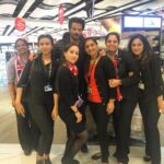 Anil Kapoor Instagram - So humbled to be served by these happy faces at #heathrowairport Thank you!!! @heathrow_airport Heathrow Terminal 3