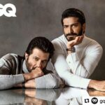 Anil Kapoor Instagram - Any picture that makes you happy should be posted twice! Just like I did! #oneofthefavorites @harshvarrdhankapoor #Repost @gqindia with @make_repost ・・・ #TryThis: Slicked-back hair and turtlenecks #GQArchives, @anilskapoor, @harshvarrdhankapoor ______________________________________________________ #anilkapoor #harshvarrdhankapoor #throwback #fbf #flashbackfriday #turtlenecks #fashion #style #winterstyle Photo: Errikos Andreou
