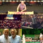 Anil Kapoor Instagram - Packed houses, scintillating performances, standing ovations, the company of great men...all in a day's work for a legend like @anupampkher