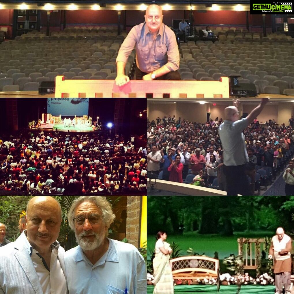 Anil Kapoor Instagram - Packed houses, scintillating performances, standing ovations, the company of great men...all in a day's work for a legend like @anupampkher
