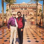 Anil Kapoor Instagram – On location with Naseer for WelcomeBack at the Emirates Palace, Abu Dhabi.