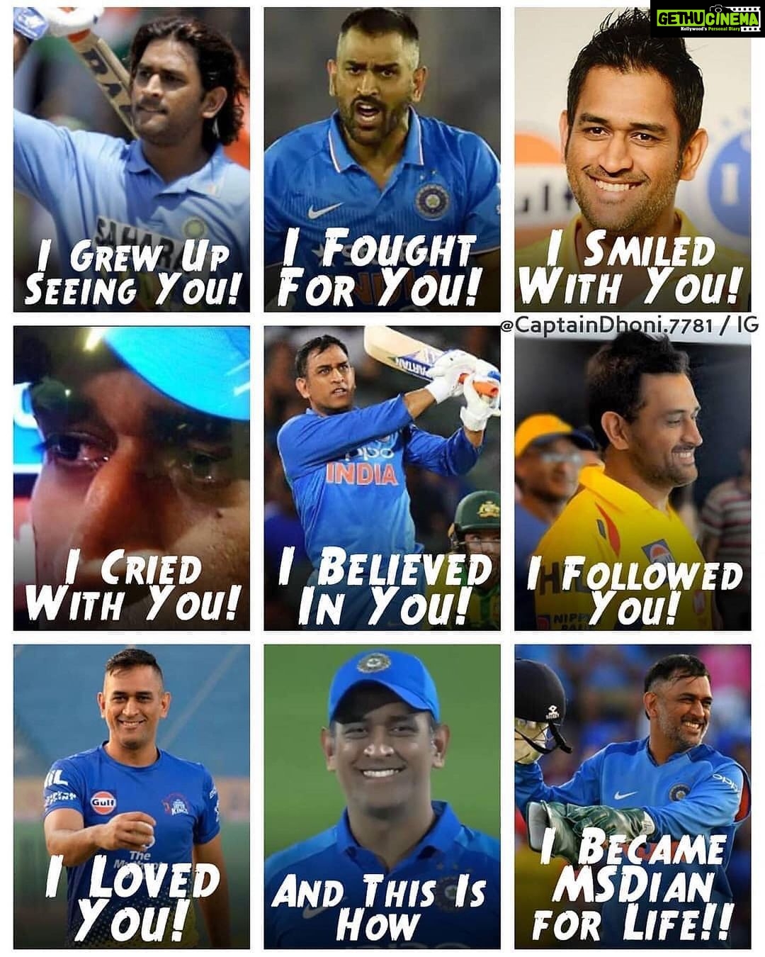 Anirudh Ravichander Instagram - Every time I just hear the name #Dhoni, a strong emotion runs through me. That is how much you have inspired me and a whole generation dear captain cool. On this special day, just want to say thank you for being you :) #7 #HappyBirthdayMSD @mahi7781