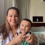 Anita Hassanandani Instagram - Spending most of my day with Aaravv has given me a superpower - I can read his mind. And my rockstar has finally spoken his mind about his favourite cottony soft @pampersindia Premium Care diapers #Ad #paidpartnership #Pampers #PampersTribe #PampersIndia #PampersCheekTest #PampersBaby #PampersMom #PampersPremiumCare #diaperbaby #diapers #diaperchange #babydiaper #pampersgiveaway