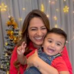 Anita Hassanandani Instagram - 🎄Xmas feels in the Reddy house🎄 After all Aaruu turned 10 months today! My 10 months boy!!!