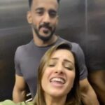 Anita Hassanandani Instagram – When he doesn’t make tiktoks with you. Find him in the lift and make it 🤣😂😂😂 #PatiPatniandTiktok