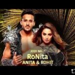 Anita Hassanandani Instagram - And here we go! New journey with my old husband 🤣😂🤣 @rohitreddygoa I love you! #nachbaliye9 @starplus @banijayasia #RoNita