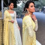 Anita Hassanandani Instagram - WeddingSeason ... how can there not be a wedding on #Naagin3 OutfitBy @anusoru