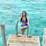 Antara Biswas Instagram - Give Thanks For A little, And You Will Find A Lot 🤷‍♀️… #maldives #waterbaby #poolbaby #pool #sea #vibes #best #memories #takemeback @youandmemaldives #traveldiaries 👙 : @angelcroshet_swimwear