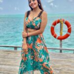 Antara Biswas Instagram - The Ocean Is Everything… I Want To Be Beautiful… Mysterious….Wild And Free …. #waterbaby #me #maldives #diaries #love @youandmemaldives #cocoonmaldives Outfit: @24dressy Slippers: @angelcroshet_swimwear Accessories: @the_shine_cart You & Me Maldives