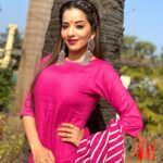 Antara Biswas Instagram - Pink 💕... Outfit: @rustorangedotcom Mua: @yogesh_gupta4545 Hairstyling: @aminashaikh3388 📸: @deepakpathak663