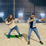 Antara Biswas Instagram – Thodi Galti Thodi Mistake ke Saath Practice… ❤️ #rehearsal #kamlikamli #dance with my choreographer AKANKSHA