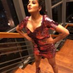 Antara Biswas Instagram – Make It Happen… 🥰 … #throwback #glitter #night