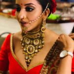 Antara Biswas Instagram – Sajna Hai Mujhe, “ SAJNA” ke liye 👸🏻 …. #makeup #hairstyle #jewellery ❣️💥 #sunday Film City