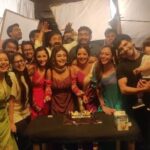 Antara Biswas Instagram – Happy Birthday @sreejita_de … hee hee heeee heee…. what coordination #nazar team wahh wahhh… #birthdaygirl #celebration #onset #love #fun #masti #chudail #alert #heeheeheeheehee Film City