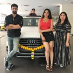 Antara Biswas Instagram - Happiness 🙏🙏🙏... Couldn’t Stop To Share some more pics with you all “ my friends “.... Thank You For All The Love n lovely Wishes On my previous video... Am really Glad To see you all so happy in my happiness ❤️❤️❤️... #happyhappy #gratitude #myfirst #luxurycar #audi