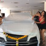 Antara Biswas Instagram - She arrives in style... Dreams do come true. ❤️😍💃🏻 #newcar #audi #mumbai @audi @audi_mumbaiwest #gratitude #thankyougod #blessed Mumbai, Maharashtra