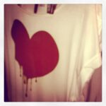 Anushka Sharma Instagram - # heart tee # I heart heart tees # tees rule ! # comfy