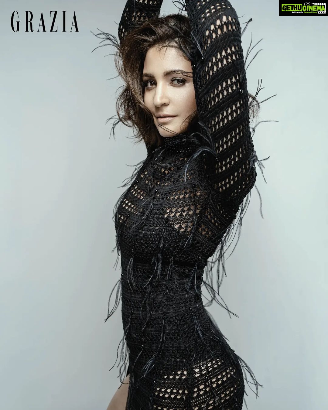 Anushka Sharma Instagram - π€ @graziaindia Photograph: @errikosandreouphoto at @deucreativemanagement Fashion Director: @pashamalwani Words: @tanya.91 Make-up: @puneetbsaini Hair: @amitthakur_hair Assisted by (styling): @nishthaparwani, @nahidnawaaz Photography assistants: Ankit Sharma, Snehashish Roy