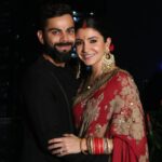 Anushka Sharma Instagram - My partner for lifetime & beyond and my fasting partner for the day 🥰 Happy karvachauth to all 🌝💜