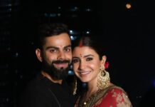 Anushka Sharma Instagram - My partner for lifetime & beyond and my fasting partner for the day 🥰 Happy karvachauth to all 🌝💜