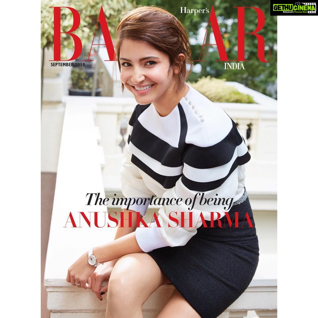 Anushka Sharma Instagram - A big hug to @nonitakalra and the @bazaarindia team for a fab shoot! 🌈