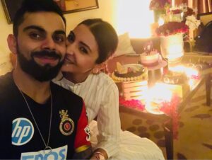 Anushka Sharma Instagram - Best birthday with the bestest, kindest, bravest man in the world . Love you for making it so special my love ❤ !