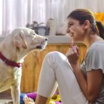 Anushka Sharma Instagram – Guess who chilled with me on my day off 🐶