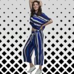 Anushka Sharma Instagram - Stripe it up! This #NUSH look is available on @myntra at www.myntra.com/nush @nushbrand (Clickable link in bio)