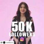 Anushka Sharma Instagram - #Repost @nushbrand ・・・ 50K it is!💃🏻🎉💃🏻 #NUSH @anushkasharma
