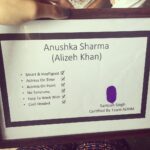 Anushka Sharma Instagram – Hahahahaha this from team #aedilhaimushkil . Certified by the chief assistant director . With a thumb print and all . Legit stuff !! …: This goes in my CV 😂